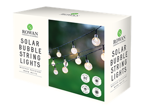 Wholesale Solar bubbles string lights warm white | Gem imports Ltd.