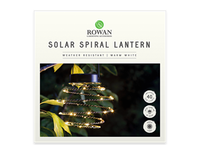Wholesale Solar spiral Lantern warm white | Gem imports Ltd.