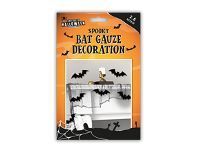 Wholesale Spooky Bat Gauze Decoration