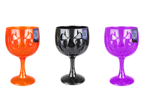 Wholesale Spooky Halloween Plastic Wine Goblet