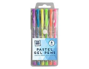 Wholesale Pastel Gel Pens - 6 Pack