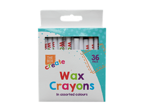 Wax Crayons - 36 Pack