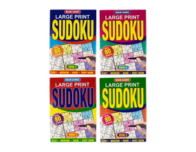 Wholesale Large Print Sudoku Book | Gem imports Ltd