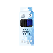 Wholesale Ballpoint pens 6pk