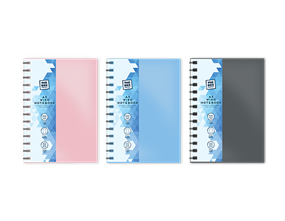 Wholesale A5 Wiro PP Cover Notebook