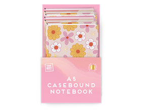 Wholesale A5 Foil Casebound Notebook PDQ
