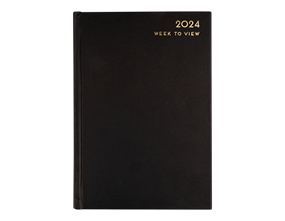 Wholesale 2024 Black A5 Week To View Diary