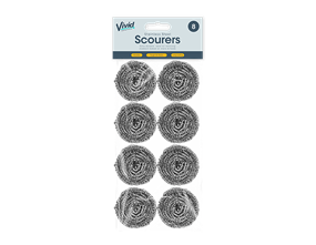 Wholesale Stainless Steel Scourers 8pk