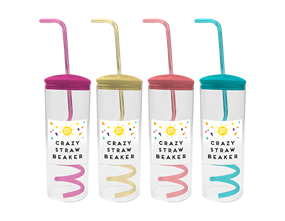 Wholesale Crazy straw Beaker | Gem imports Ltd.