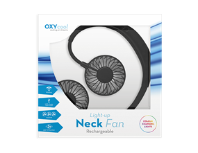 Neck Fan with lights | Gem imports Ltd