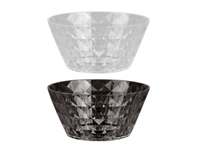 Wholesale Diamond Plastic bowl | Gem imports Ltd.