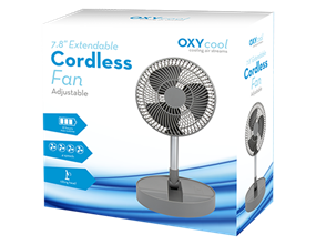 Wholesale 7.8" Cordless Desk Fan | Gem imports Ltd
