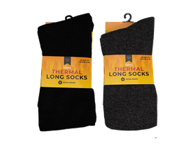 Wholesale Mens Thermal Long Socks | Gem Imports Ltd