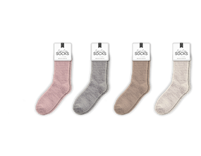 Wholesale Ladies Cozy Plain Socks