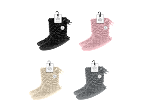 Wholesale Ladies Sherpa Slipper boots | Gem imports.