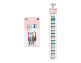 Wholesale Toothbrushes 4pk With Clip Strip