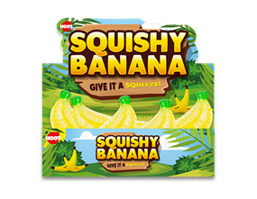Wholesale Squishy Banana PDQ | Gem imports Ltd.