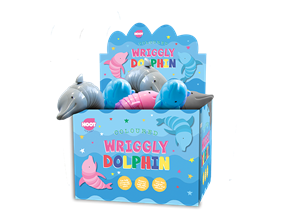 Wholesale Coloured Wriggly Dolphin