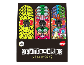 Wholesale Kids Printed Skateboard 17" PDQ