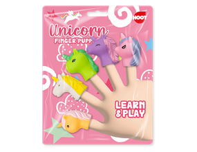 Wholesale Unicorn Finger Puppets 5pk