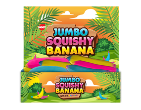 Wholesale Jumbo Stretchy Banana PDQ