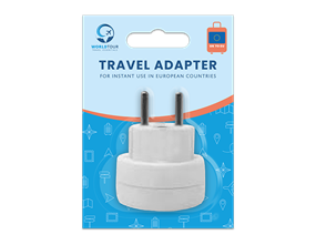 Wholesale White Travel Adaptor UK to EU