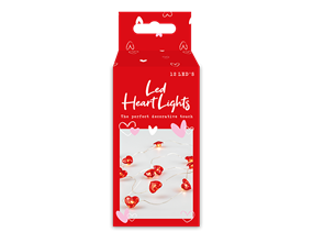 Wholesale 12 LED Heart Micro Lights | Gem imports Ltd