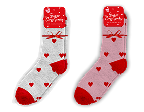 Wholesale Valentine's Ladies Cosy socks