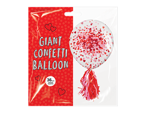 Wholesale Valentine's Giant confetti Balloon 36"