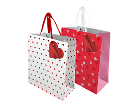 Wholesale Valentines Large Gift bag | Gem imports Ltd