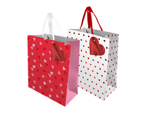 Wholesale Valentines Day medium Gift bag | Gem imports Ltd