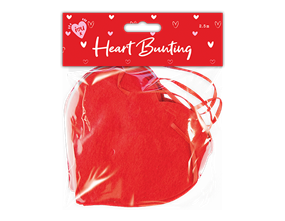 Wholesale Valentine's Felt Heart Banner