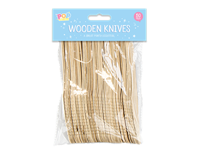 Wholesale Wooden Knives 50pk
