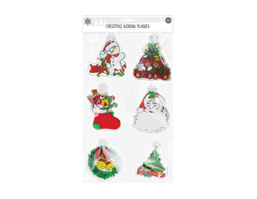wholesale christmas window stickers uk
