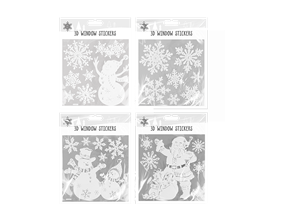 Wholesale 3D Christmas Window Stickers | Gem Imports Ltd
