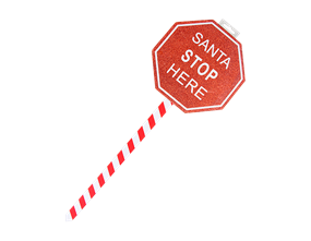 Wholesale Christmas Santa Stop Here Signs | Gem Imports Ltd
