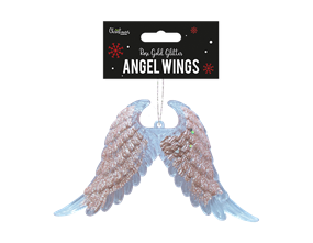 Wholesale Rose Gold Acrylic Angel Wings Decorations