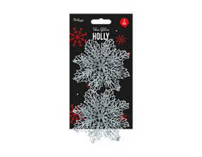 Wholesale Silver Holly Decorations