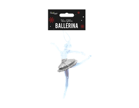 Wholesale Silver Acrylic Ballerina Decoration | Gem Imports Ltd