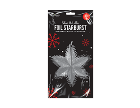 Wholesale Silver Foil Starbursts