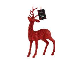 Wholesale Red Glittered Stags | Gem Imports Ltd