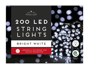 Wholesale Christmas Lights - 200 Led Bright White | Gem Imports Ltd