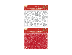 Wholesale Christmas 12-hole Cupcake Boxes | Gem Imports Ltd