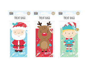 Wholesale Christmas 3D Character Treat Bags | Gem Imports Ltd