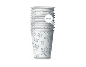Wholesale Christmas Foiled Paper Cups | Gem Imports Ltd