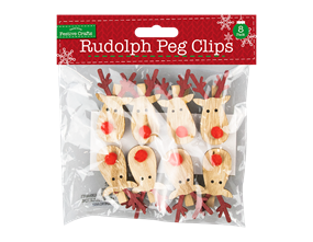 Wholesale Christmas Rudolph And Red Nose Clips