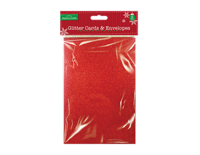 Wholesale Christmas Glitter Cards And Envelopes