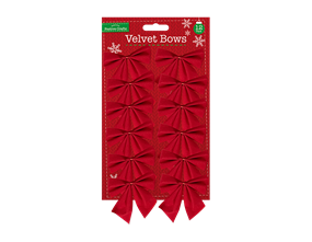 Wholesale Velvet Bows 12 Pack
