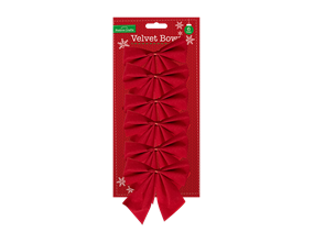 Wholesale Velvet Bows 6 Pack | Gem Imports Ltd