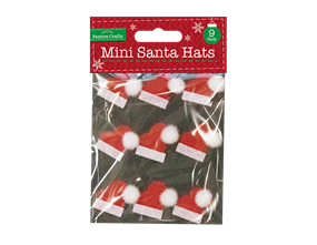Wholesale Mini Santa Hat Embellishment | Gem Imports Ltd